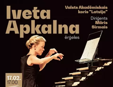 Pārdots! 17.02. | IVETA APKALNA, Valsts Akadēmiskais koris Latvija un diriģents Māris Sirmais koncertzāles Latvija 5 gadu jubilejas koncertā! 