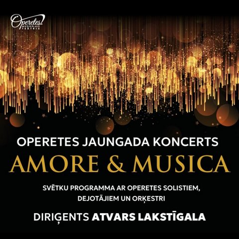 11.01. | Operetes Jaungada koncerts | AMORE & MUSICA Koncertzālē CĒSIS un ekskursija!